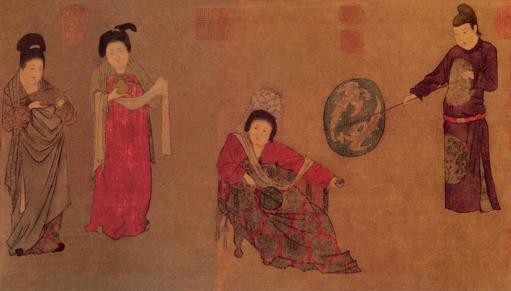 唐·周昉《挥扇仕女图》——中国十大传世名画
